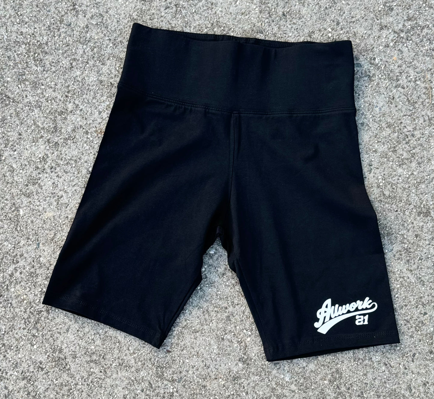 High-Waisted Biker Shorts
